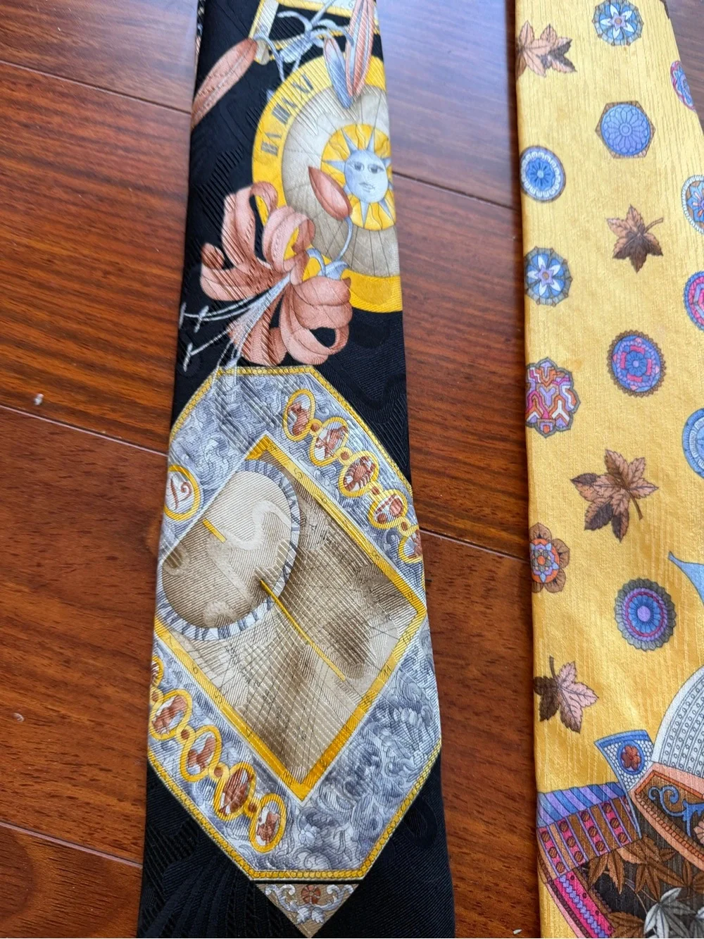 Two Leonard of Paris Men’s Neck Ties - (Rare)